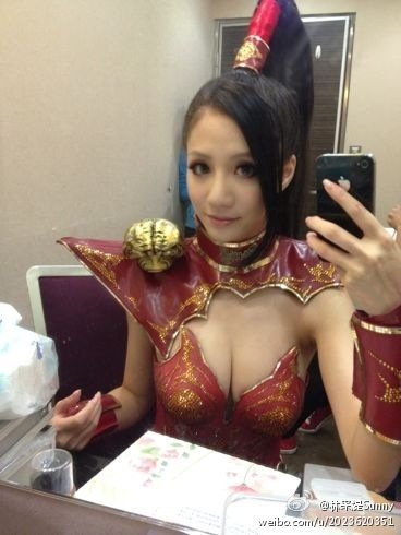 宅男女帝林采缇sunny微博雅照